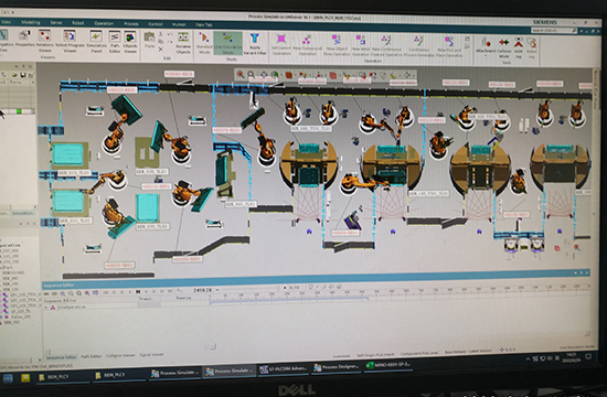 柏林特斯拉工廠電池殼線(xiàn)