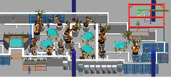 柏林特斯拉工廠電池殼線(xiàn)