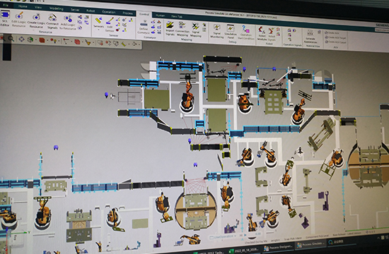 柏林特斯拉工廠電池殼線(xiàn)