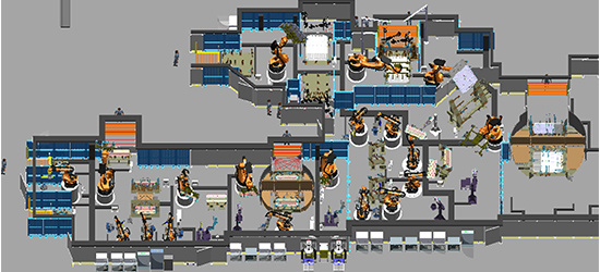 柏林特斯拉工廠電池殼線(xiàn)